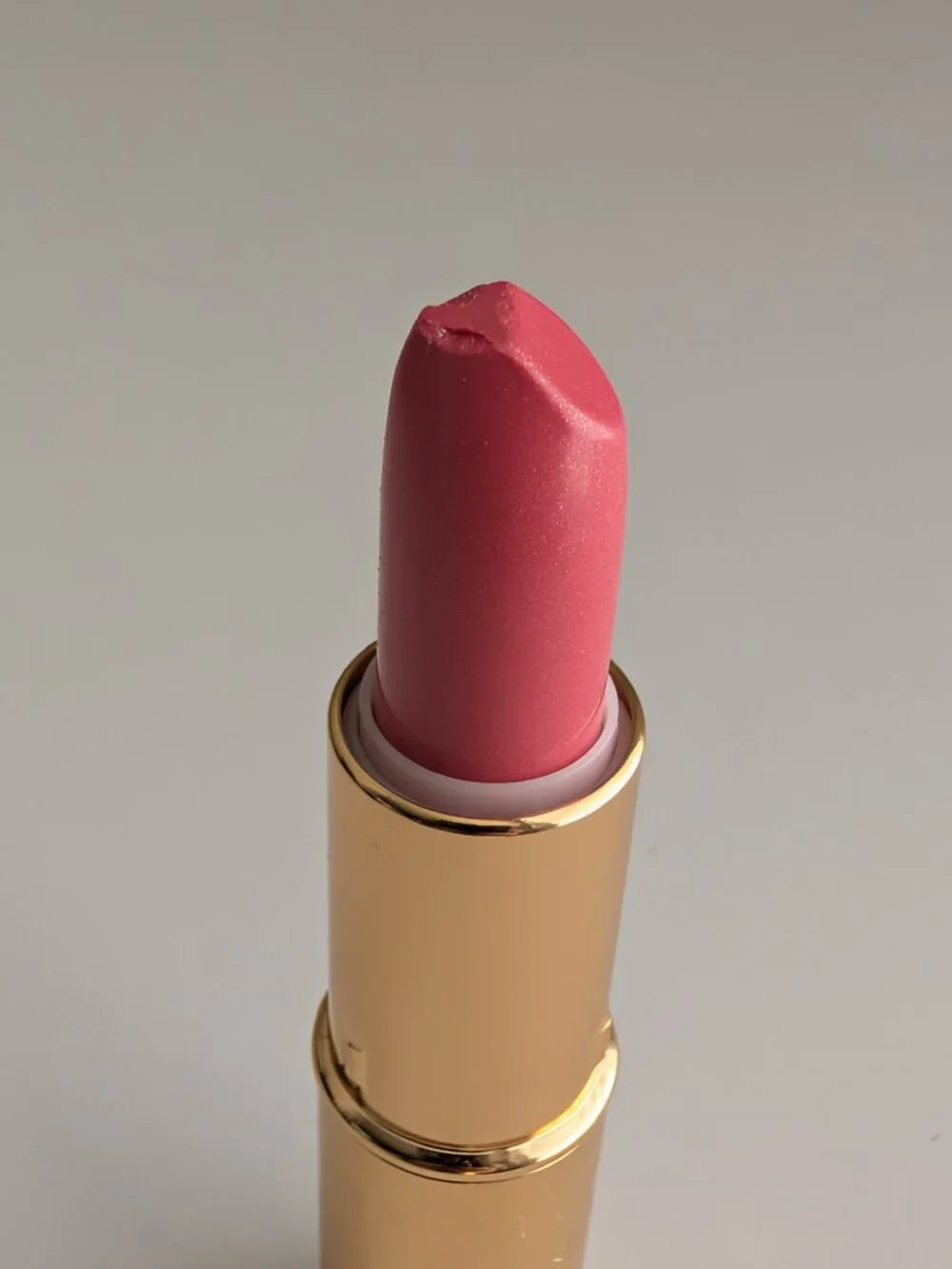 Estee Lauder Signature Hydra Lustre Lipstick PINK CHAMPAGNE 03 Gold Tip Dent New